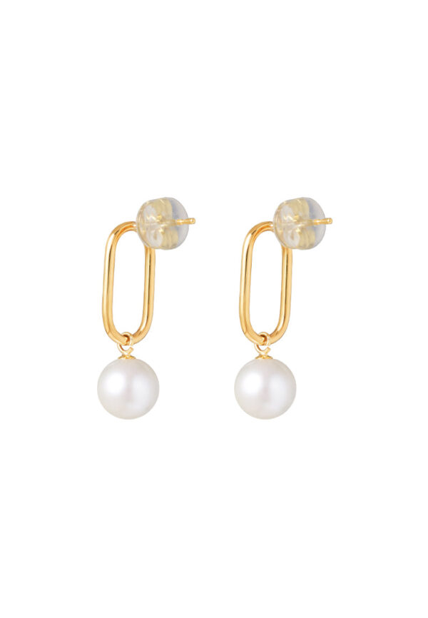 TOMEI Akoya Pearl Earrings, Yellow Gold 750