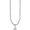 TOMEI Pearl Pendant, White Gold 375
