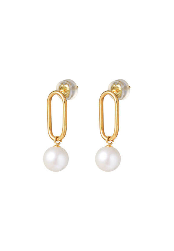 TOMEI Akoya Pearl Earrings, Yellow Gold 750