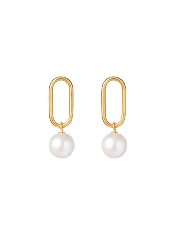 TOMEI Akoya Pearl Earrings, Yellow Gold 750