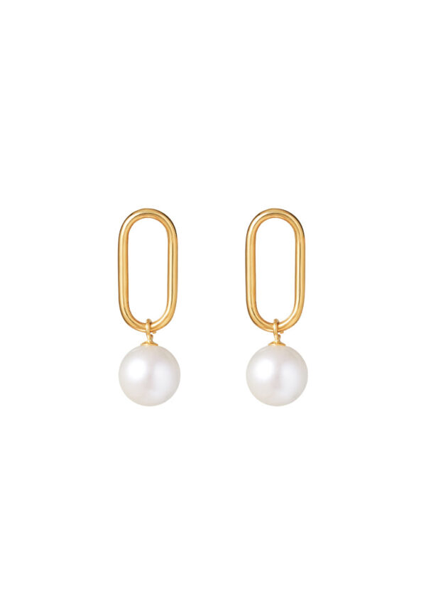 TOMEI Akoya Pearl Earrings, Yellow Gold 750