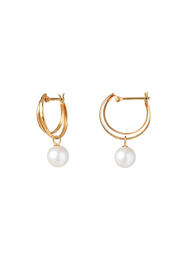 TOMEI Akoya Pearl Earrings, Yellow Gold 750