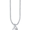 TOMEI Espoir Pearl Pendant, White Gold 375