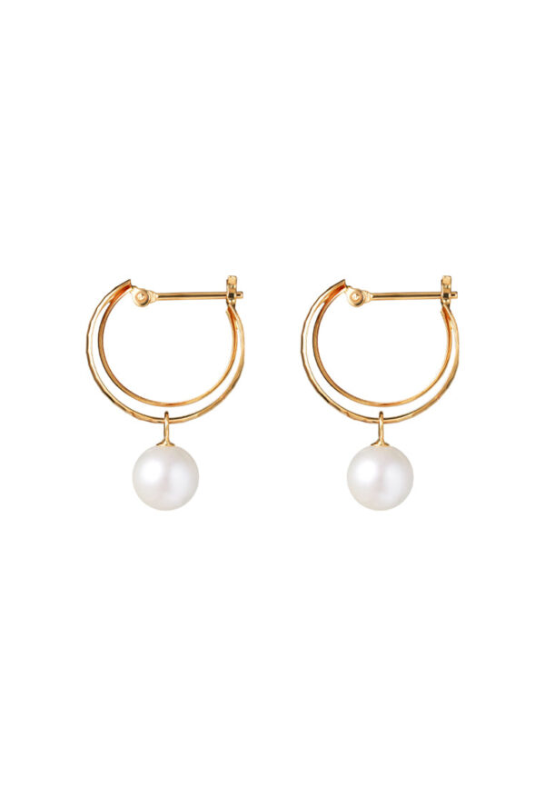 TOMEI Akoya Pearl Earrings, Yellow Gold 750