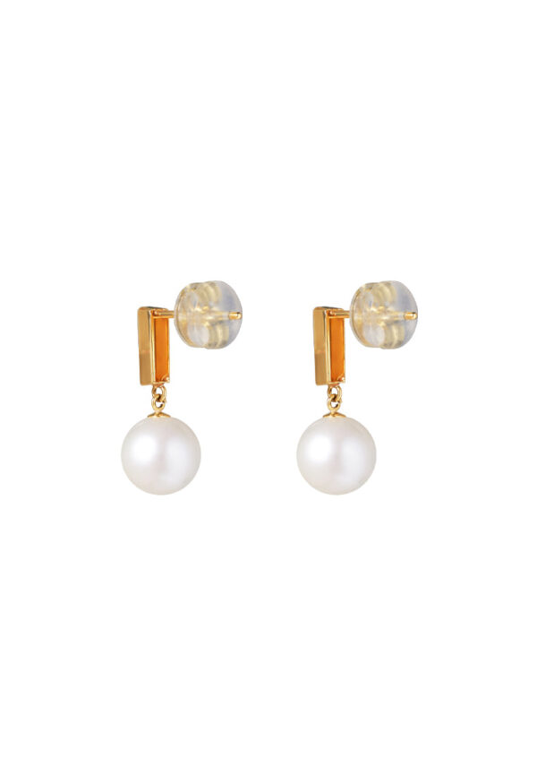 TOMEI Akoya Pearl Earrings, Yellow Gold 750