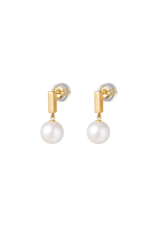 TOMEI Akoya Pearl Earrings, Yellow Gold 750