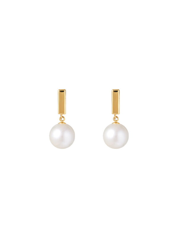 TOMEI Akoya Pearl Earrings, Yellow Gold 750
