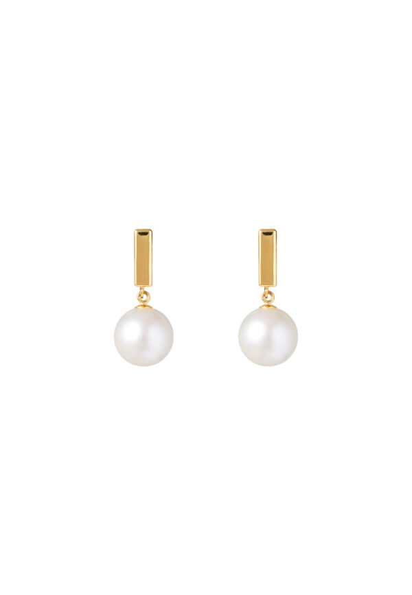 TOMEI Akoya Pearl Earrings, Yellow Gold 750