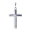 TOMEI Cross Pendant, White Gold 585