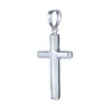 TOMEI Cross Pendant, White Gold 585