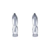 TOMEI Hoop Earrings, White Gold 585