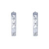 TOMEI Hoop Earrings, White Gold 585