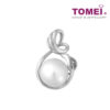 TOMEI Pearl Diamond Pendant Set, White Gold 375+585 (P2896V)