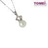 Irresistibly Luminous Pearl and Diamond Pendant Set | Tomei White Gold 375&585 (P3163V)