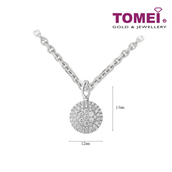 TOMEI Celina Pendant, White Gold 750 (P5192)
