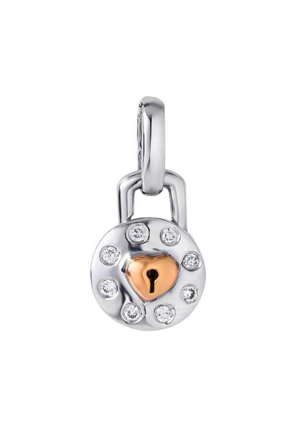 TOMEI Love Lock Forever Collection Diamond Set, White Gold 750