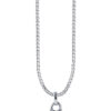 TOMEI Love Lock Sweetheart Collection Diamond Set, White Gold 750