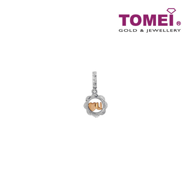 Averment of Love and Romance Charm | Tomei White Gold 585 (14K) (P5520)