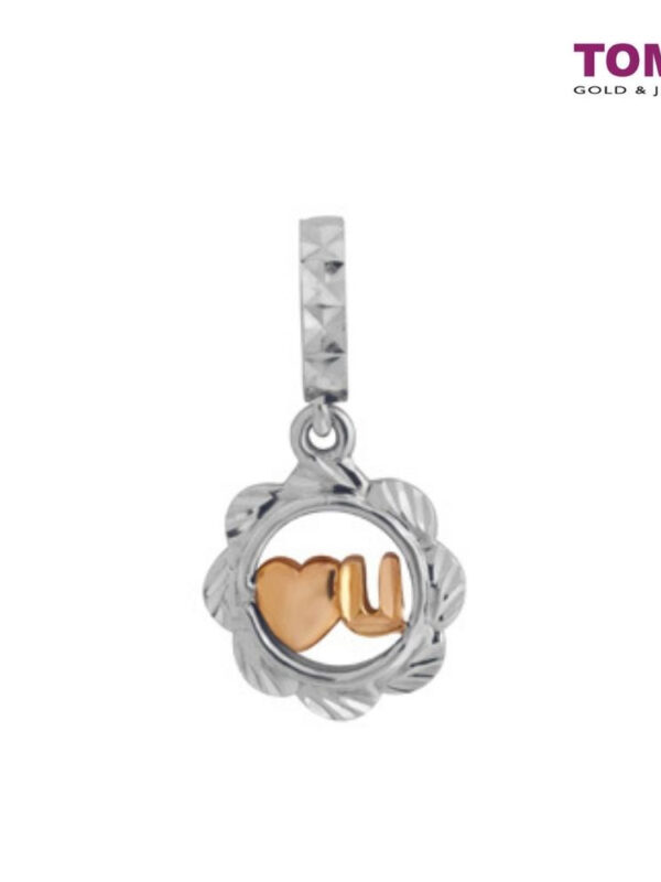 Averment of Love and Romance Charm | Tomei White Gold 585 (14K) (P5520)