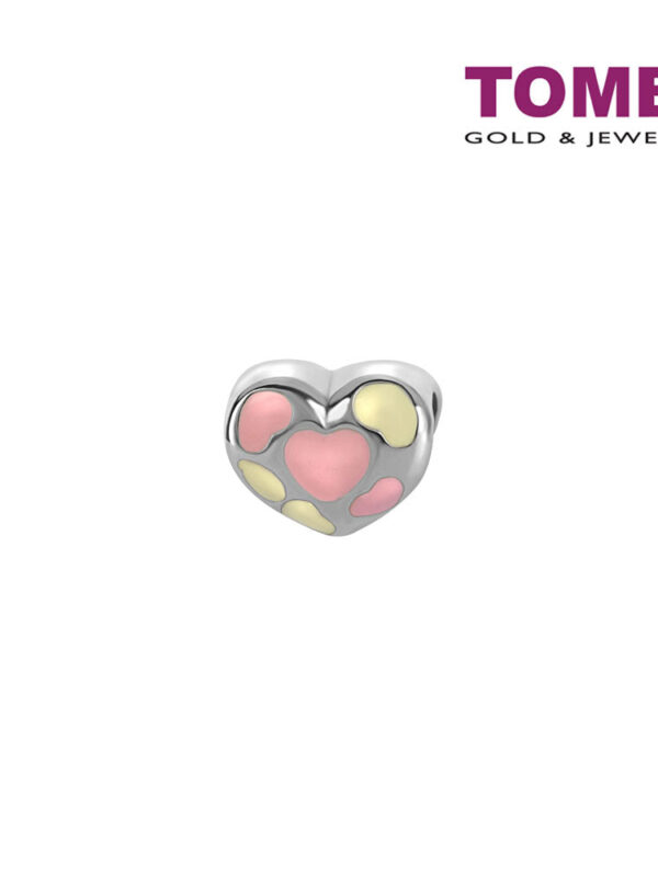 Conspicuously Loving and Romantic Charm | Tomei White Gold 585 (14K) (P5817)