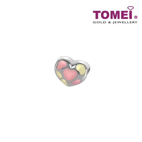 Conspicuously Loving and Romantic Charm | Tomei White Gold 585 (14K) (P5817)