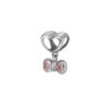 Charm of Sprinkles in Pink Ribband | Tomei White Gold 585