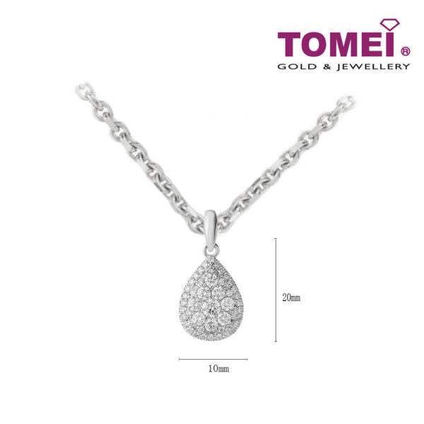 TOMEI Diamond Pendant, White Gold 750 (P5888)