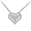 TOMEI Diamond Pendant Set I White Gold 585