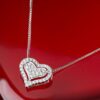 TOMEI Diamond Pendant Set I White Gold 585