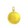 Monkey with Blessing Baby Pendant | Tomei Yellow Gold 916