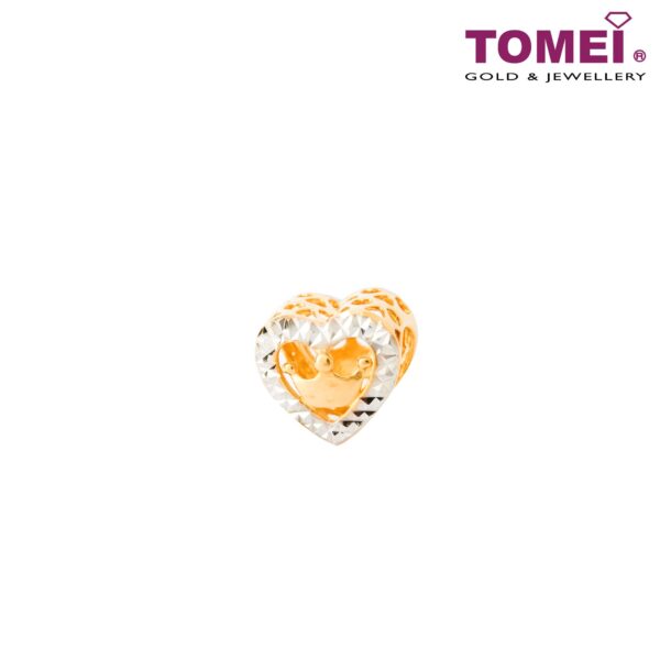 Queen of My Heart Charm | Tomei Yellow Gold 916 (22K)