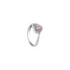 TOMEI Love Lock Sweetheart Collection Diamond Set, White Gold 750
