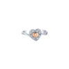 TOMEI Love Lock Sweetheart Collection Diamond Set, White Gold 750