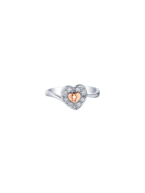 TOMEI Love Lock Sweetheart Collection Diamond Set, White Gold 750