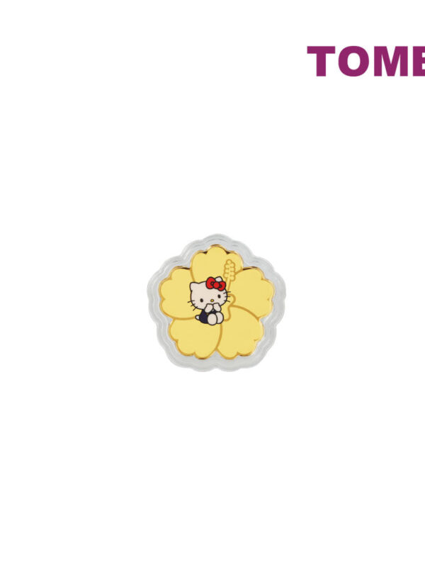 TOMEI Hello Kitty Hibiscus Gold Coin, Yellow Gold 999