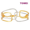 TOMEI Anastasia Layered Bangle, Yellow Gold 916