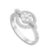 TOMEI Floraison Opus in Luminous Splendour Ring, Diamond White Gold 750 (DO0124651)