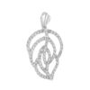TOMEI Foliage of Dazzling Splendour Pendant, Diamond White Gold 750