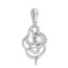 TOMEI Floriated with Glamorous Verve Pendant, Diamond White Gold 750 (DP0102987)