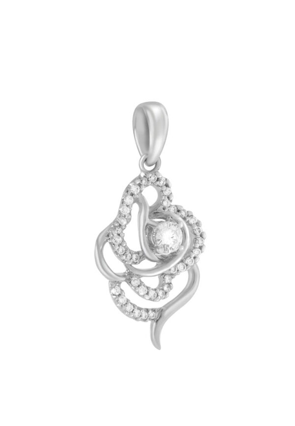 TOMEI Floriated with Glamorous Verve Pendant, Diamond White Gold 750 (DP0102987)