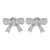 TOMEI Dazzle Bow Earrings, Diamond White Gold 750 (E2148)