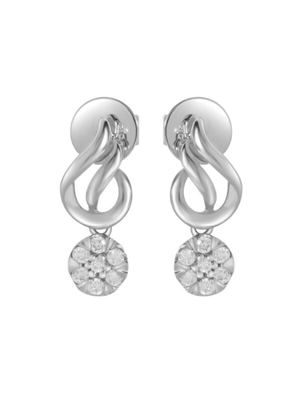 TOMEI Elida Earrings, Diamond White Gold 750 (E870)
