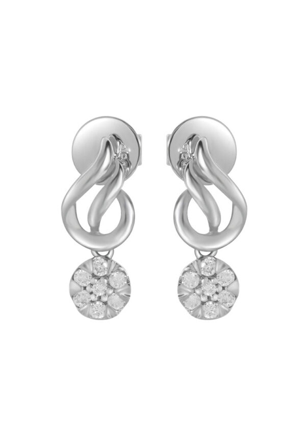 TOMEI Elida Earrings, Diamond White Gold 750 (E870)
