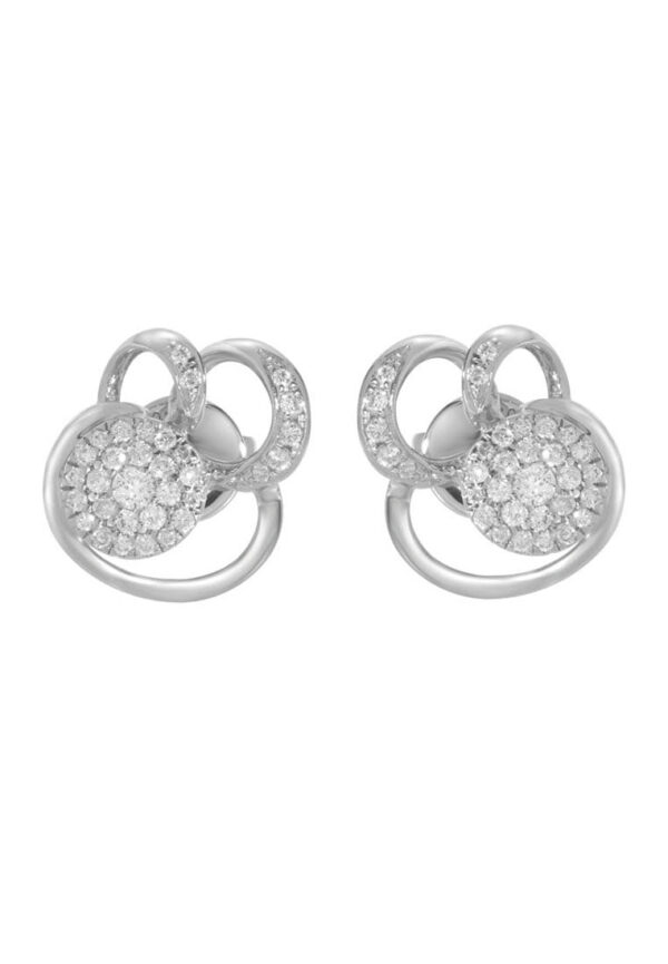 TOMEI Bryony Earrings, Diamond White Gold 750 (PD17151E)