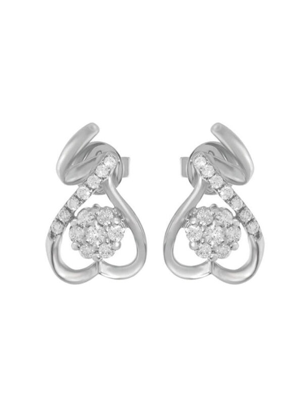 TOMEI Earrings, Diamond White Gold 750 (E1044)