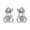 TOMEI Earrings, Diamond White Gold 750 (E1044)
