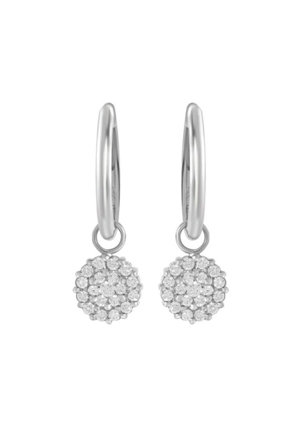 TOMEI Earrings, Diamond White Gold 750 (E965)