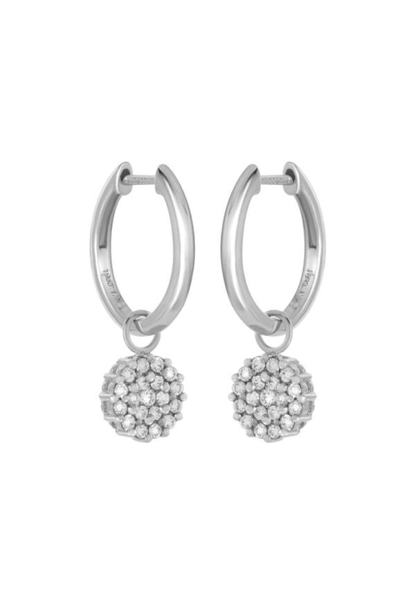 TOMEI Earrings, Diamond White Gold 750 (E965)