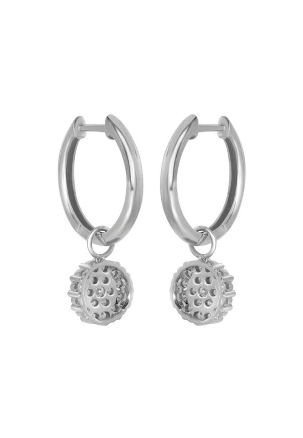 TOMEI Earrings, Diamond White Gold 750 (E965)
