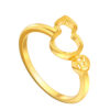 TOMEI Dainty Gourd Ring, Yellow Gold 916